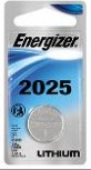 Energizer CR2025 Lithium Coin Cell Battery