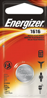 Energizer CR1616 Lithium Coin Cell Battery