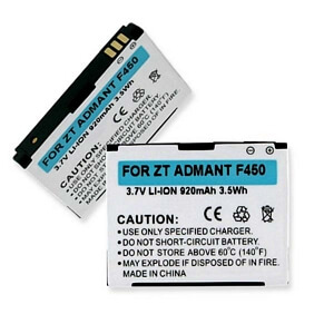 ZTE ADMANT F450 3.7V 920mAh LI-ION BATTERY