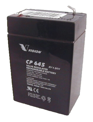 PS640, CP645, Sealed Lead Acid Battery