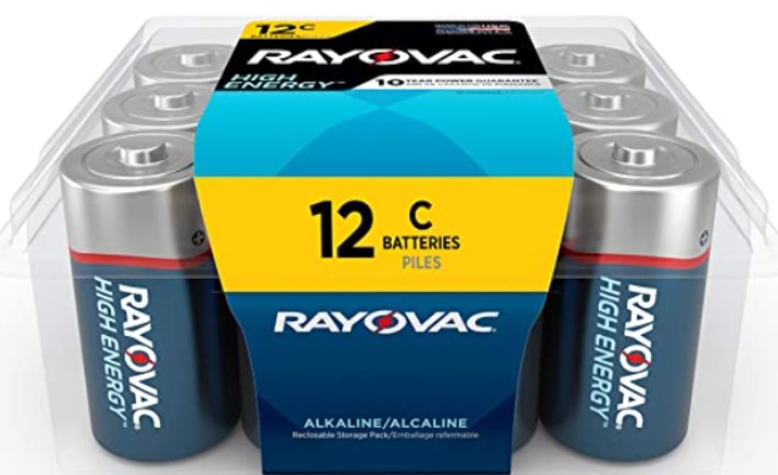 Rayovac 814-12PP Alkaline C Pro Pack Batteries (12PK) - Bulk Pricing #814-12PP for sale online