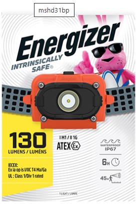 Energizer® Intrinsically Safe® Industrial Headlamp for sale online