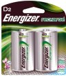 Energizer Rechargeable D NiMH Batteries (2-Pack) #NH50BP2 for sale