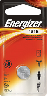Energizer CR1216 Lithium Coin Cell Battery Energizer CR1216 Lithium Coin Cell Battery