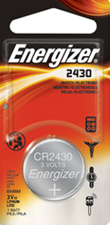 Energizer CR2430 Lithium Coin Cell Battery Energizer CR2430 Lithium Coin Cell Battery