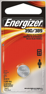 Energizer 390-389 Silver Oxide Coin Cell Battery Energizer 390-389 Silver Oxide Coin Cell Battery