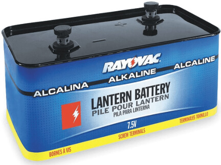 Heavy Duty Lantern Battery, 6 Volt Screw Terminals Rayovac Handheld  Flashlights 