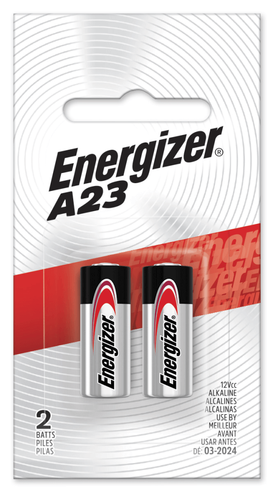 Energizer A23 12-Volt Alkaline Batteries (2 Pack)  #A23BP2 for sale