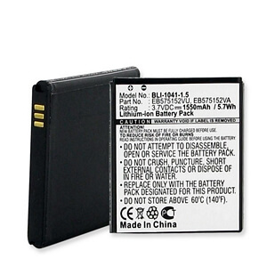 SAMSUNG GALAXY S LI-ION 1550mAh SAMSUNG GALAXY S LI-ION 1550mAh