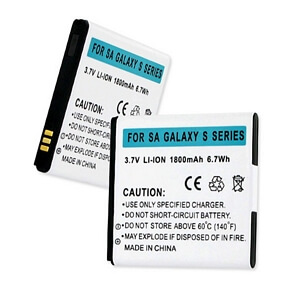 SAMSUNG GALAXY S SERIES LI-ION 1800mAh BATTERY SAMSUNG GALAXY S SERIES LI-ION 1800mAh BATTERY