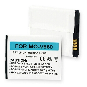 MOTOROLA V860/i856 LI-ION 1020mAh