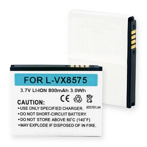LG VX8575/CHOC. TOUCH LI-ION 800mAh
