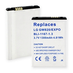 LG GW820/EXPO LI-ION 1300mAh LG GW820/EXPO LI-ION 1300mAh
