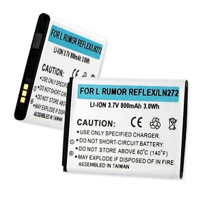 LG RUMOR REFLEX LN272 3.7V 800mAh LI-ION BATTERY