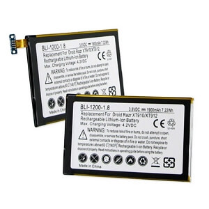 MOTOROLA DROID RAZR XT-912 3.7V 1900mAh LI-ION BATTERY