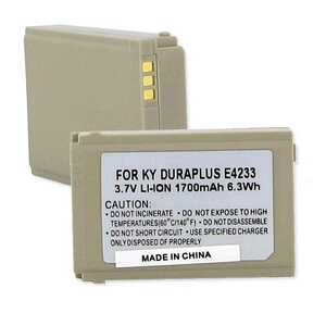 KYOCERA DURAPLUS E4233 3.7V 1700mAh LI-ION BATTERY