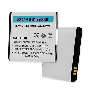 SAMSUNG FASCINATE SCH-I500 3.7V 1250mAh LI-ION BATTERY