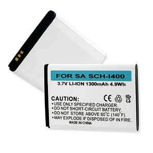 SAMSUNG SCH-I400 3.7v 1300mAh LI-ION BATTERY