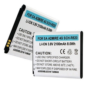 SAMSUNG ADMIRE 4G SCH-R820 3.8V 2100mAh LI-ION BATTERY