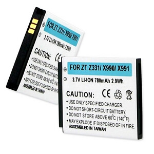 ZTE Z331 3.7V 780mAh LI-ION BATTERY