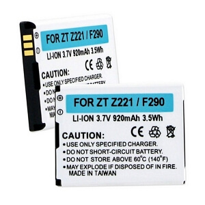 ZTE Z221 3.7V 920mAh LI-ION BATTERY