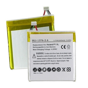 HUAWEI ASCEND P1 XL U9200E 3.7V 2600mAh LI-POL BATTERY