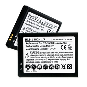 SAMSUNG EB494358VU 3.7V 1350mAh LI-ION BATTERY SAMSUNG EB494358VU 3.7V 1350mAh LI-ION BATTERY