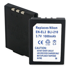 NIKON EN-EL2 LI-ION 1000mAh