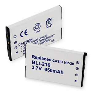 CASIO NP-20 LI-ION 650mAh