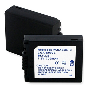 PANASONIC CGR-S0002 L-ION .7Ah