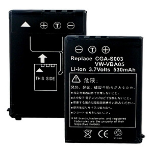 PANASONIC CGA-S003 L-ION 580mAh