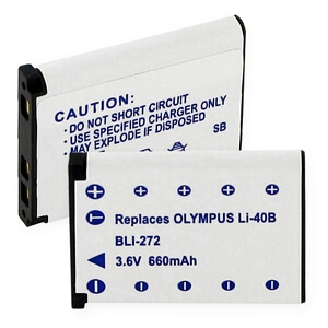 OLYMPUS Li40B LI-ION 660mAh