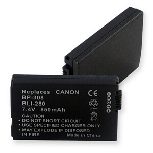 CANON BP-308 LI-ION 850mAh