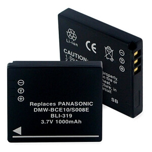 PANASONIC DMW-BCE10/S008E LI-ION 650mAh