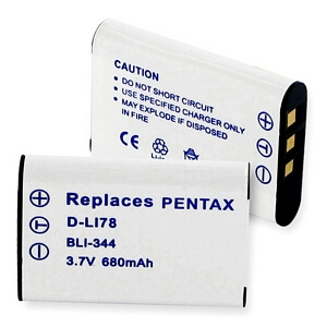 PENTAX D-Li78 LI-ION 680mAh