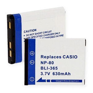 CASIO NP-80 LI-ION 630mAh