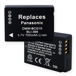 PANASONIC DMW-BCG10 LI-ION 700mAh