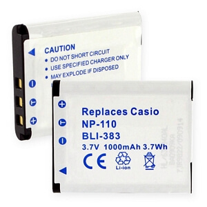 CASIO NP-110 LI-ION 1000MAH