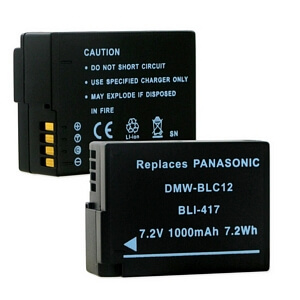 PANASONIC DMW-BLC12 7.2V 1000MAH
