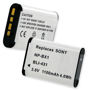 SONY NP-BX1 3.6V 1100MAH