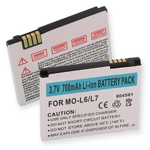 MOTOROLA SLVR L7 LI-ION 700mAh