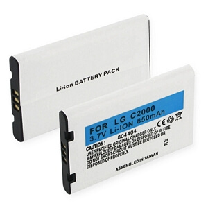 LG C2000 LI-ION 850mAh LG C2000 LI-ION 850mAh