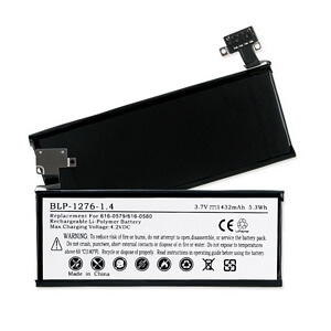 APPLE IPHONE 4S 616-0579 3.7V 1432mAh LI-POL BATTERY #BLP-1276-1.4 for sale