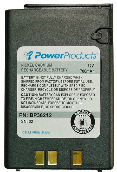 BATTERY FOR VERTEX FT23R - 12.0V / 700 mAh / NiCdAlso Fits: FT33R, FT73R, FT411, FT470, FT811, FTH20