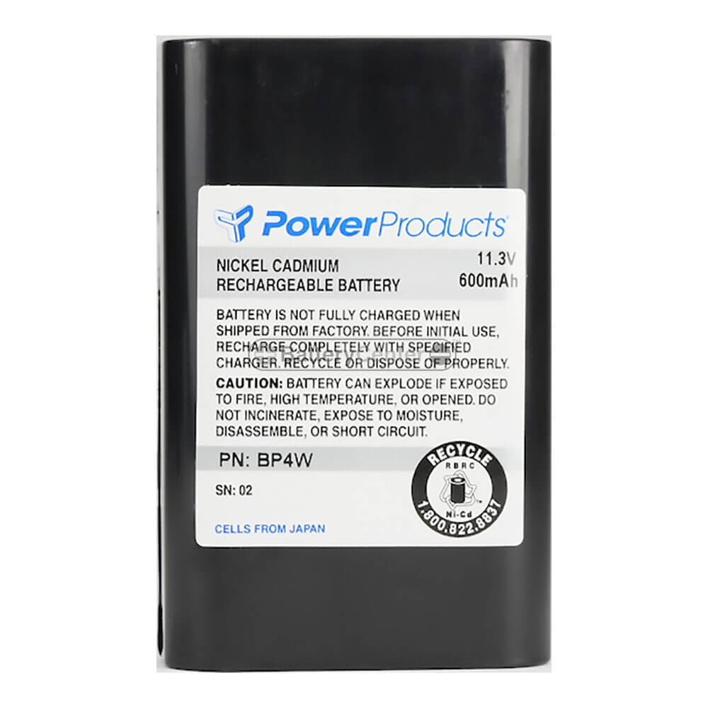 BATTERY FOR REGENCY / RELM HH400 - 11.3V / 600 mAh / NiCdAlso Fits: HH2500, Mini-Comm1, Mini-Comm2,