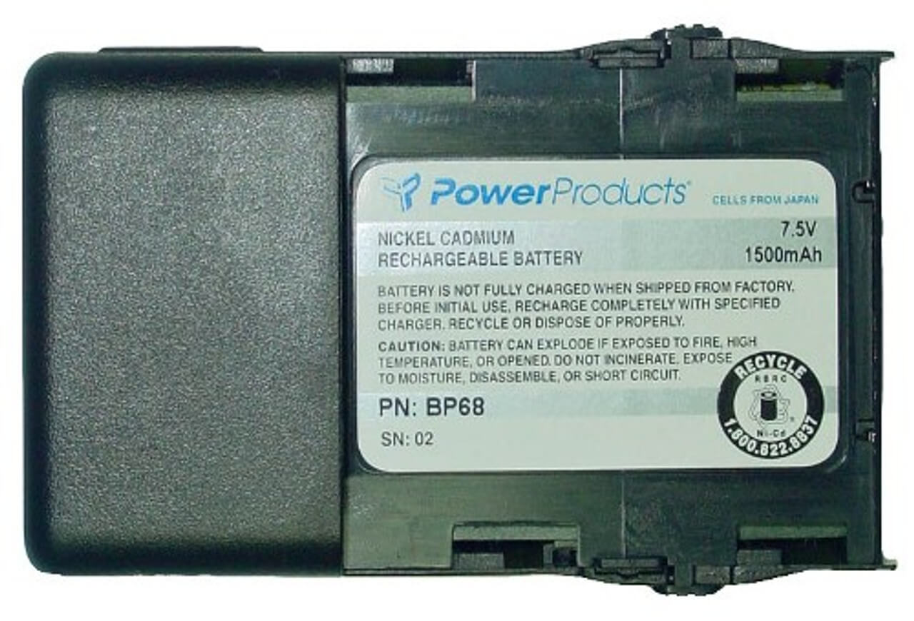 BATTERY FOR MOTOROLA GP68 - 7.5V / 1200 mAh / NiCdAlso Fits: Sprint SU42, SV52.