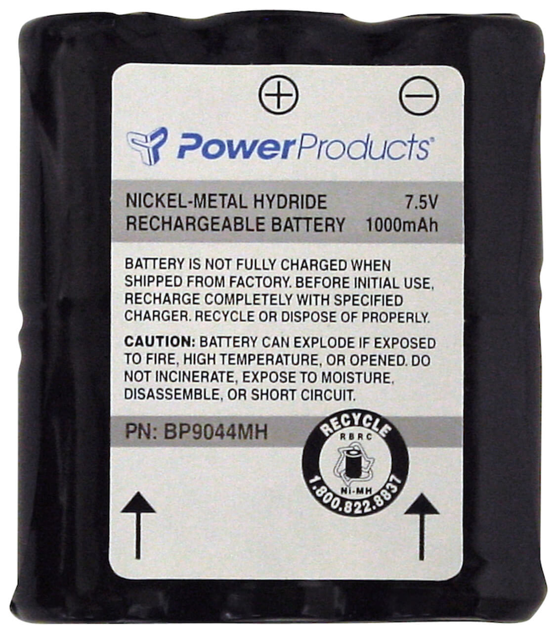 BATTERY FOR MOTOROLA P10 - 7.5 V / 1000 mAh / NiMH Also Fits: Radius P10, P50+ (low power), SP10, SP50, HT10, Spirit M series.