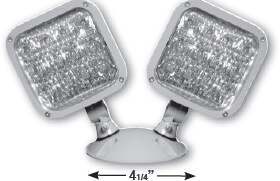 Remote-Capable 2-Head Emergency Lights - RH2-WP Remote-Capable 2-Head Emergency Lights - RH2-WP