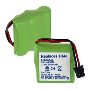 1x3-2/3AAA NiMH 350mAh/B CONNECTOR #CPH-450B for sale