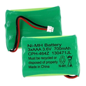 OOMA TELO HANDSET HB1001 3.6V 700mAh NiMH BATTERY